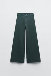 Raw Hem High Waist Straight Jeans